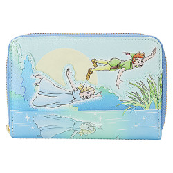Loungefly Disney Peter Pan "You Can Fly Glows" Zip Around Wallet