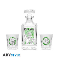 Rick and Morty - Set Decanter + 2 glasses "Characters"