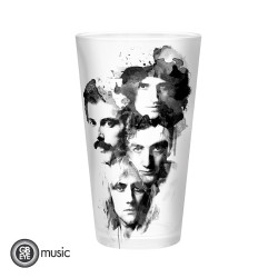 Queen - Large Glass - 400ml - Faces