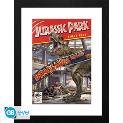 Jurassic Park - Framed print "Comics" (30x40)