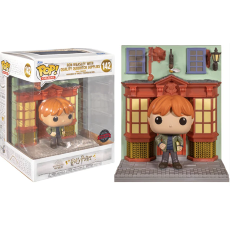 Funko Pop 142 Ron Weasley with Quality Quidditch Supplies (Special Edition Deluxe), Harry Potter
