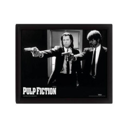 Pulp Fiction - Duo - 3D Poster Framed 26x20cm