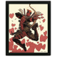Marvel Deadpool - Shooting Love Arrows - 3D Poster Framed 26x20cm