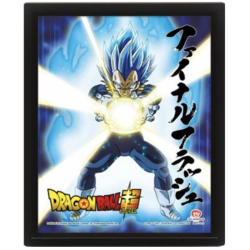 Dragon Ball Super - Overpowered Team Up - 3D Poster Framed 26x20cm