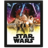 Star Wars - Episode IV - 3D Poster Framed 26x20cm