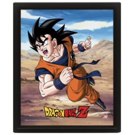 Dragon Ball Z - Rivalry Of Power - 3D Poster Framed 26x20cm
