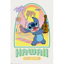 Disney Stitch Hawaii Club Surf - Maxi Poster (N102)