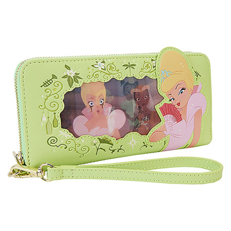 Loungefly Disney Tiana Lenticular Zip-Around Wallet