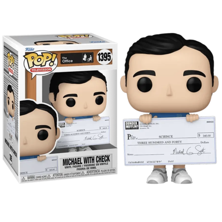 Funko Pop 1395 Michael with Check, The Office