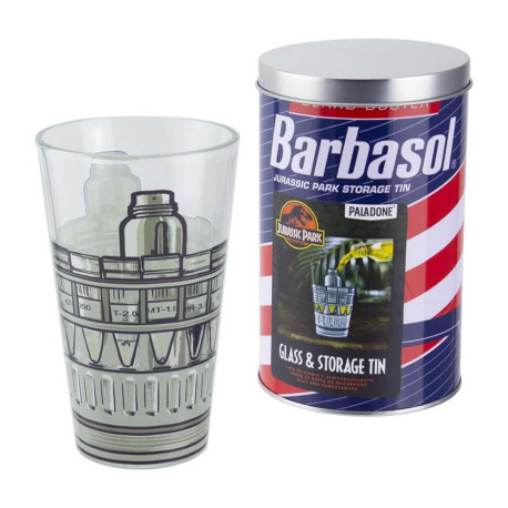 Jurassic Park - The Barbasol Glass in a Tin Giftset