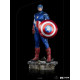 The Infinity Saga BDS Art Scale Statue 1/10 Captain America Battle of NY 23 cm