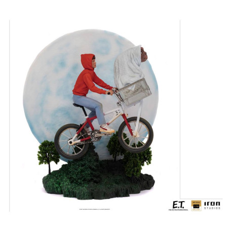 E.T. the Extra-Terrestrial Deluxe Art Scale Statue 1/10 E.T. & Elliot 27 cm