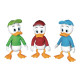 Disney DuckTales: Huey, Dewey, Louie DAH-069 Dynamic 8ction Heroes Action Figure