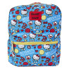 Loungefly Sanrio Hello Kitty 50th Anniversary All-Over Print Nylon Square Mini Backpack