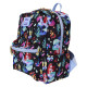 Loungefly The Little Mermaid 35th Anniversary Life is the Bubbles All-Over Print Nylon Square Mini Backpack