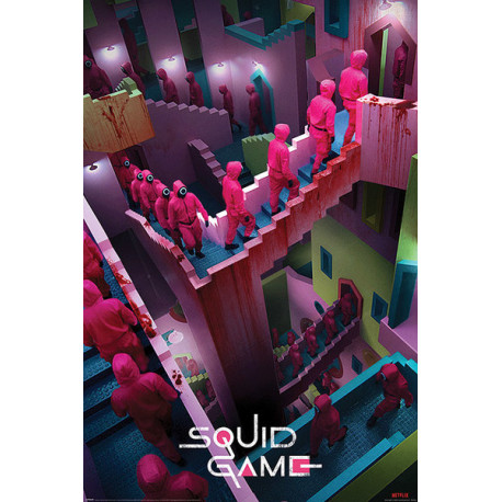 Squid Game Crazy Stairs - Maxi Poster (N73)