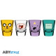 Adventure Time - Set of 4 shooters - "Finn & Jake"