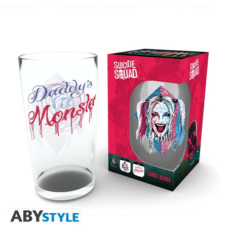 DC Comics - Glass XXL - 400ml - Harley Quinn Face