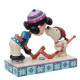 Jim Shore - Snoopy and Lucy Playing Hockey Figurine