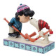 Jim Shore - Snoopy and Lucy Playing Hockey Figurine