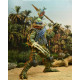 Universal Monsters x Teenage Mutant Ninja Turtles Scale Action Figure Leonardo as the Creature 18 cm