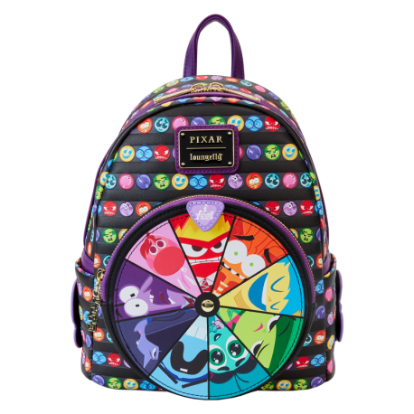 Loungefly Inside Out 2 Core Memories Spinning Wheel Mini Backpack