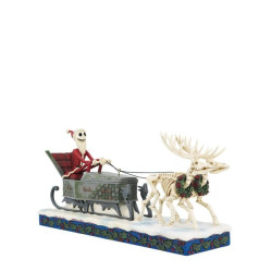 Disney Traditions - Jack Skellington in Sleigh Figurine