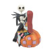 Disney Traditions - Jack and Sally on a Pumpkin Figurine