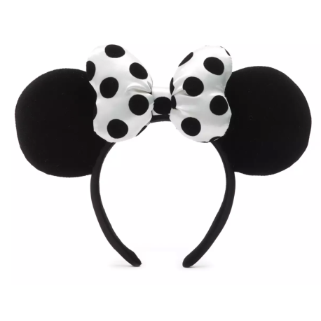 Walt Disney World Minnie Mouse Monochrome Ears Headband for Adults