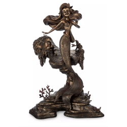Disney Ariel Light-Up Bronze-Toned Figure, The Litttle Mermaid