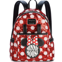 Loungefly Minnie Mouse Polka Dot Sequin Mini Backpack (Excl.)