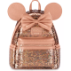 Loungefly Minnie Mouse Peach Punch Sequined Mini Backpack (Excl.)