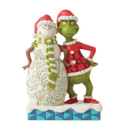 Jim Shore - The Grinch with Grinchy Snowman