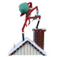 Disney Showcase - Santa Jack on Rooftop Figurine