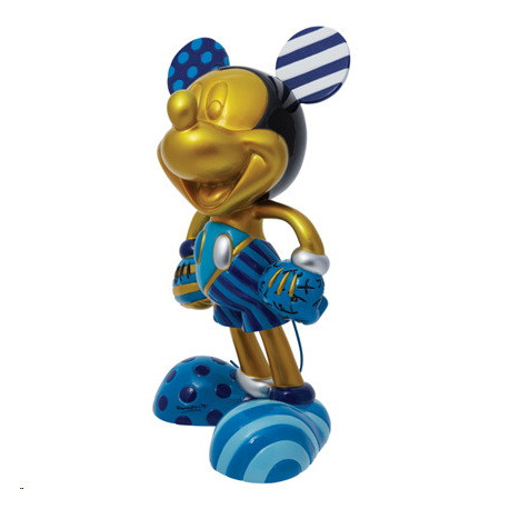 Disney Britto Mickey Mouse Gold/Blue (Limited Edition)