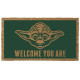 Star Wars Yoda Welcome - Slim Doormat