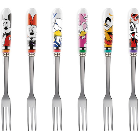 Disney Pastry Forks Mickey & Friends (set of 6 pieces)