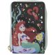 Loungefly The Little Mermaid 35th Anniversary Life Is The Bubbles Accordion Zip Around Wallet