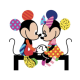 Pre-Order - Disney Britto Mickey and Minnie Mouse Love Figurine