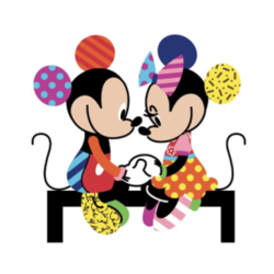 Pre-Order - Disney Britto Mickey and Minnie Mouse Love Figurine