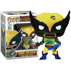 Funko Pop 662 Zombie Wolverine (Special Edition)(Glow In The Dark), Marvel