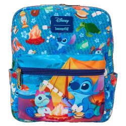 Loungefly Stitch Camping Cuties Aop Nylon Mini Backpack