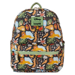 Loungefly Lion King 30Th Anniversary Silhouette Aop Nylon Backpack