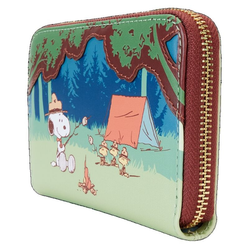 Loungefly Peanuts Beagle Scouts 50Th Anniversary Zip Around Wallet ...
