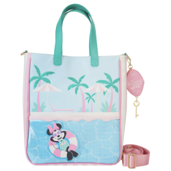 Loungefly Minnie Mouse Vacation Style Tote Bag With Coin Purse