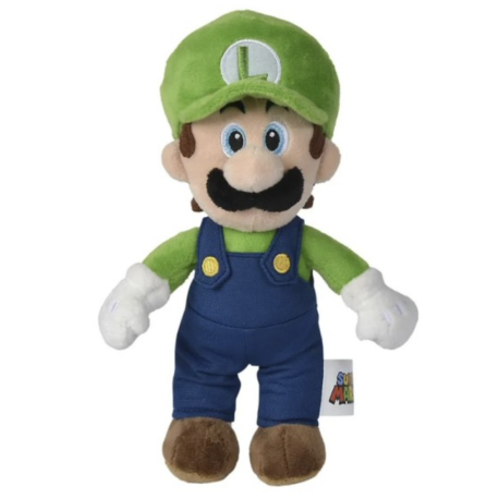 Super Mario Bros Plush Luigi, 20cm