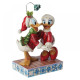 Disney Traditions - Donald Duck and Daisy Duck Mistletoe Christmas Figurine