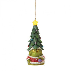 Jim Shore - The Grinch Light Up Gnome Hanging Ornament