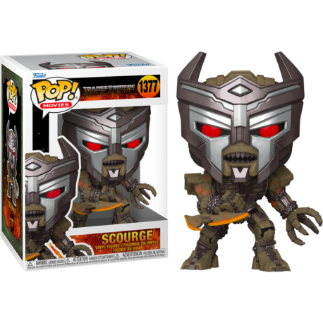 Funko Pop 1377 Scourge, Transformers: Rise Of The Beasts