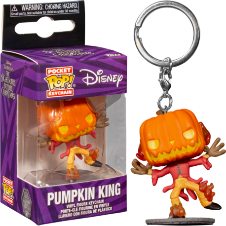 The Nightmare Before Christmas - 30th Anniversary Pumpkin King Pop! Vinyl Figure Keychain